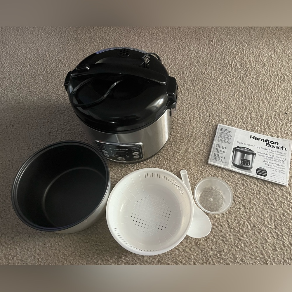 Hamilton Beach Digital Rice Cooker and steamer